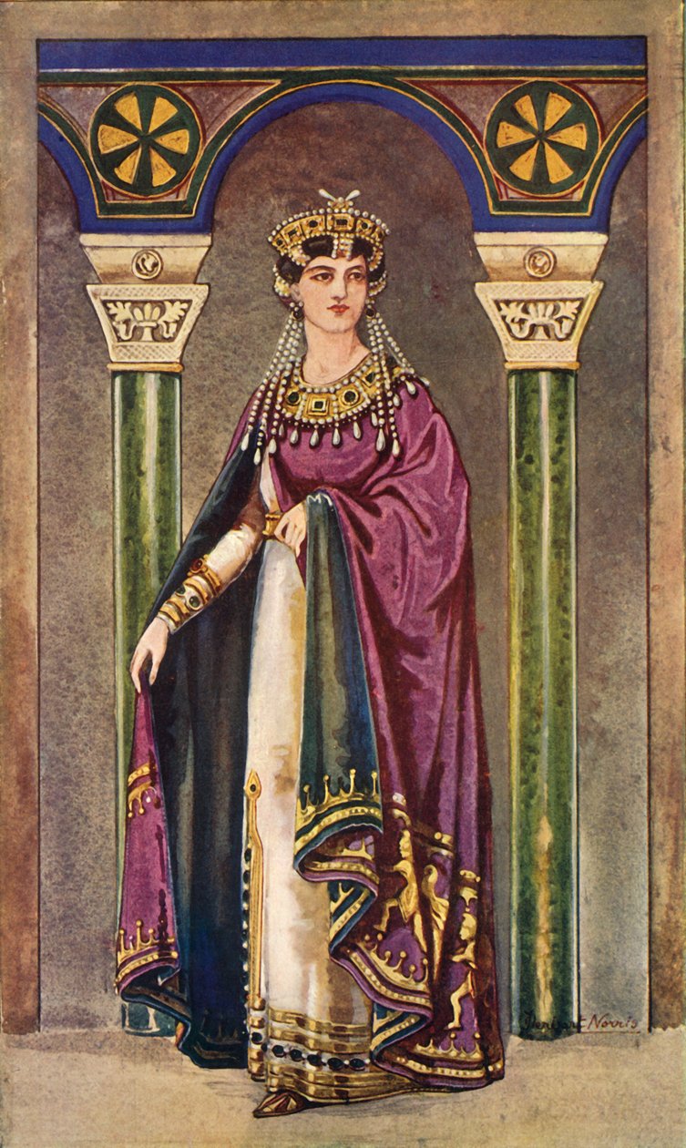 Kejsarinnan Theodora - Sjätte århundradet, A.D., 1924. av Herbert Norris