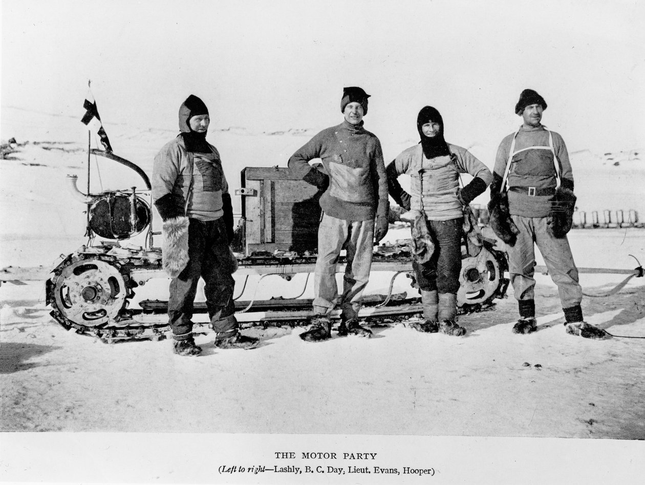 Motorfest - Lashly, Day, Evans och Hooper, 1911 av Herbert Ponting