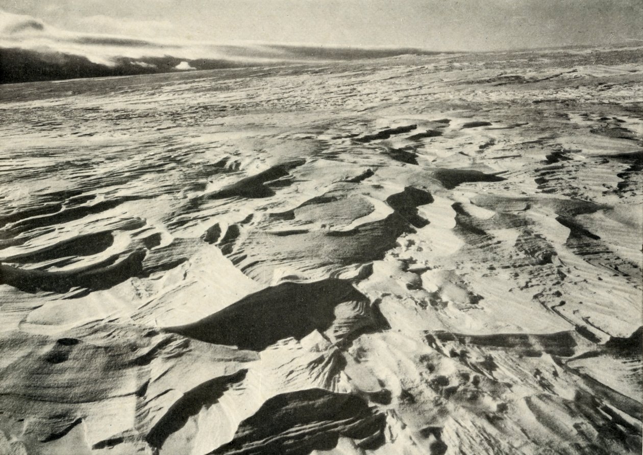 Sastrugi, 21 februari 1911, 1913 av Herbert Ponting