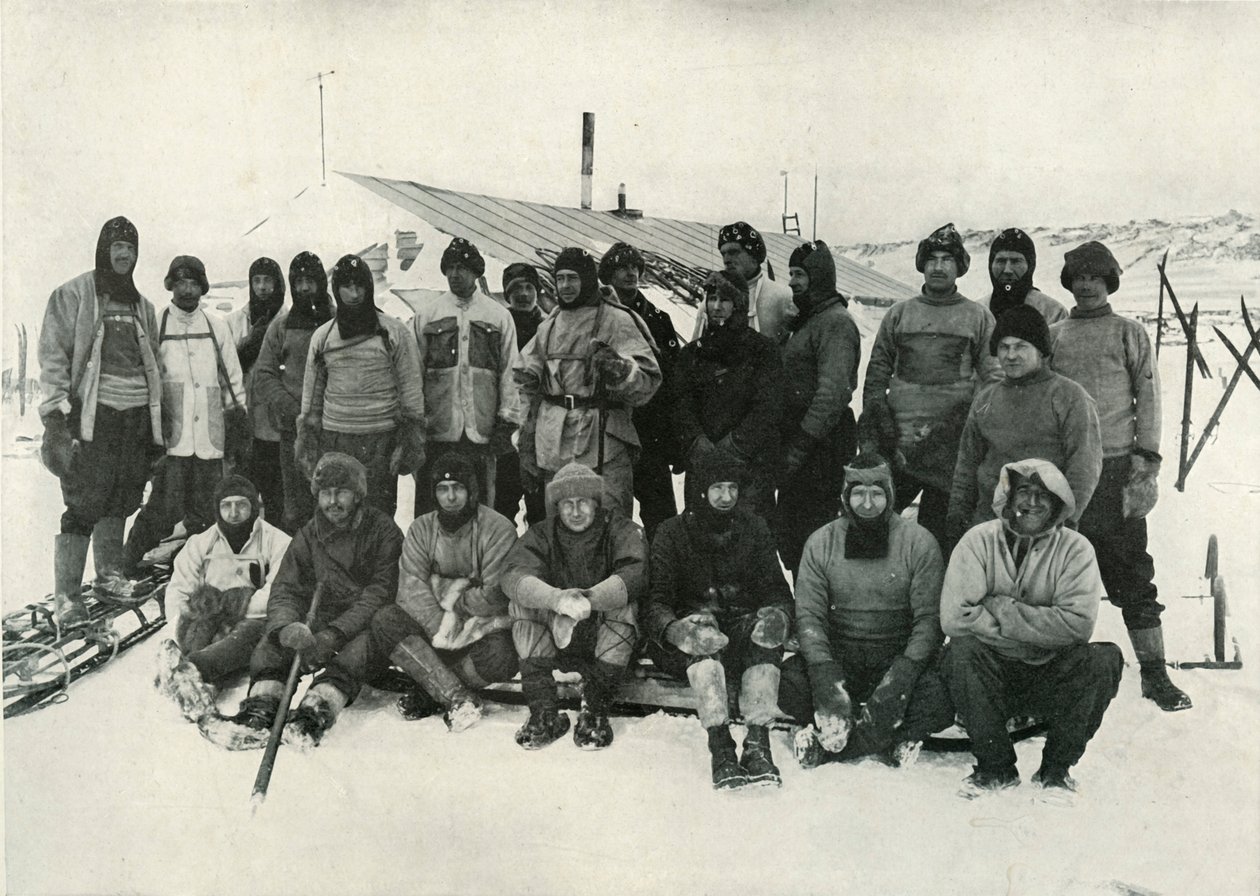 Main Party på Cape Evans After The Winter, 1911, 1913 av Herbert Ponting