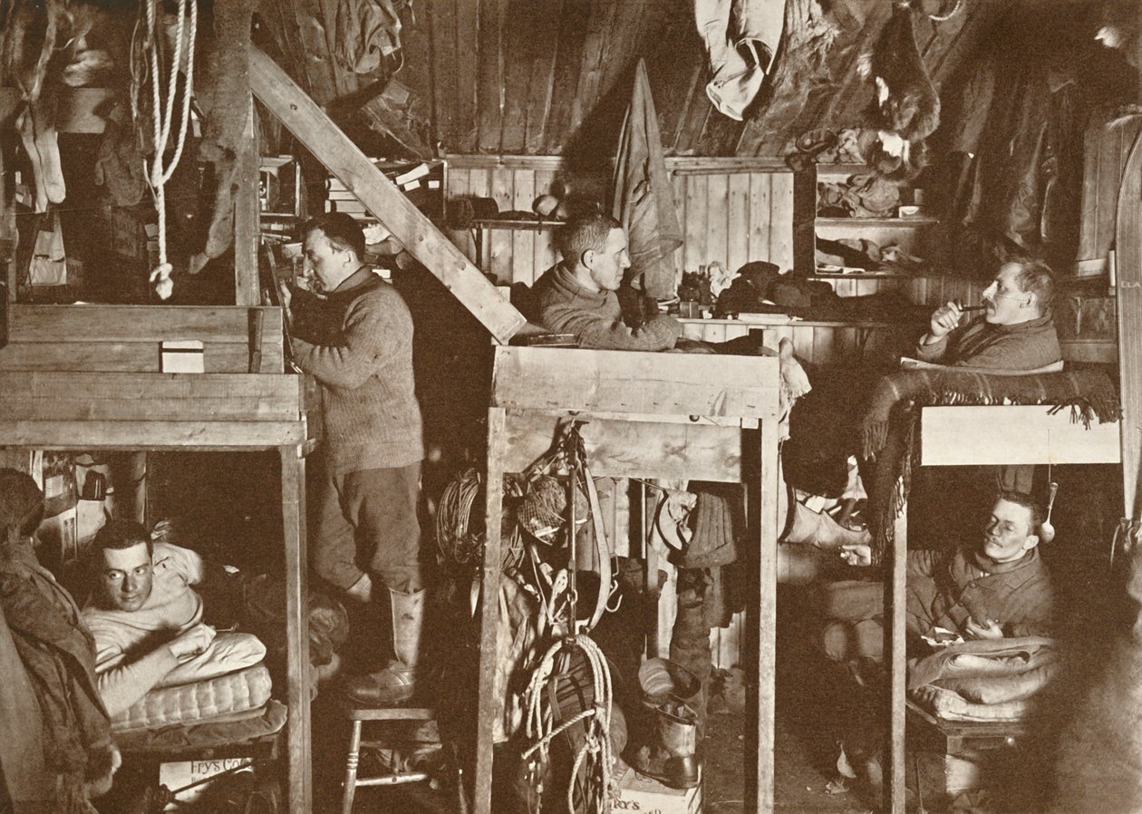 The Tenements Cherry-Garrard, Bowers, Oates, Meares, Atkinson, 9 oktober 1911, 1913 av Herbert Ponting