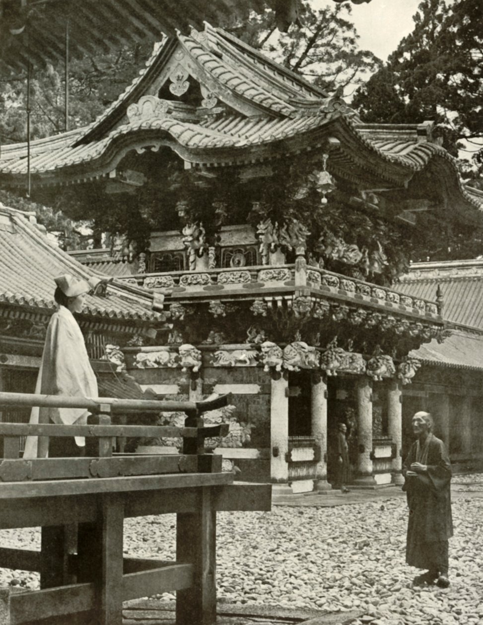 Den förväntade livslängden är vid Nikko, 1910. av Herbert Ponting