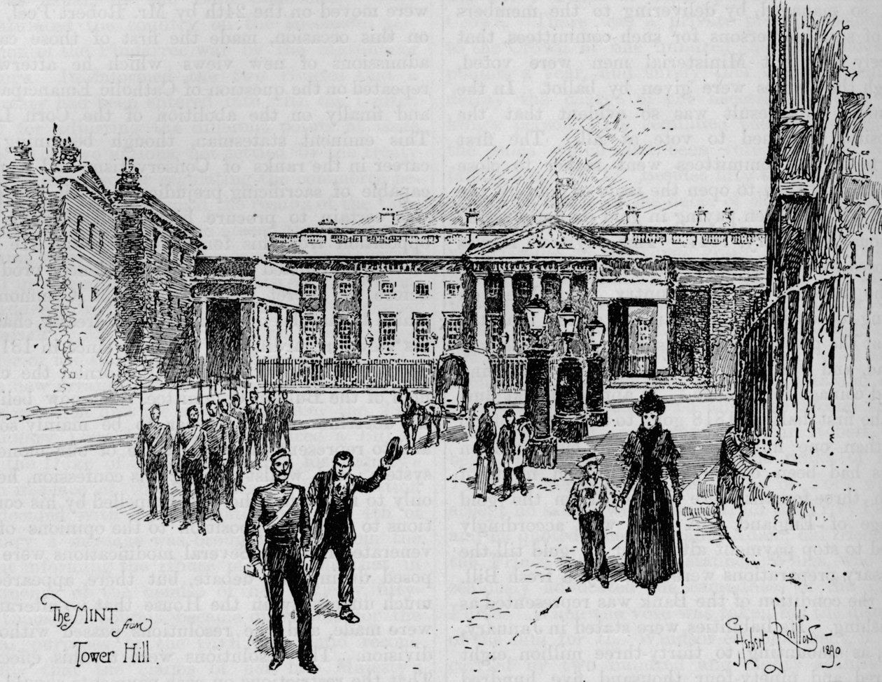 The Royal Mint, London, 1800-talet 1906. av Herbert Railton