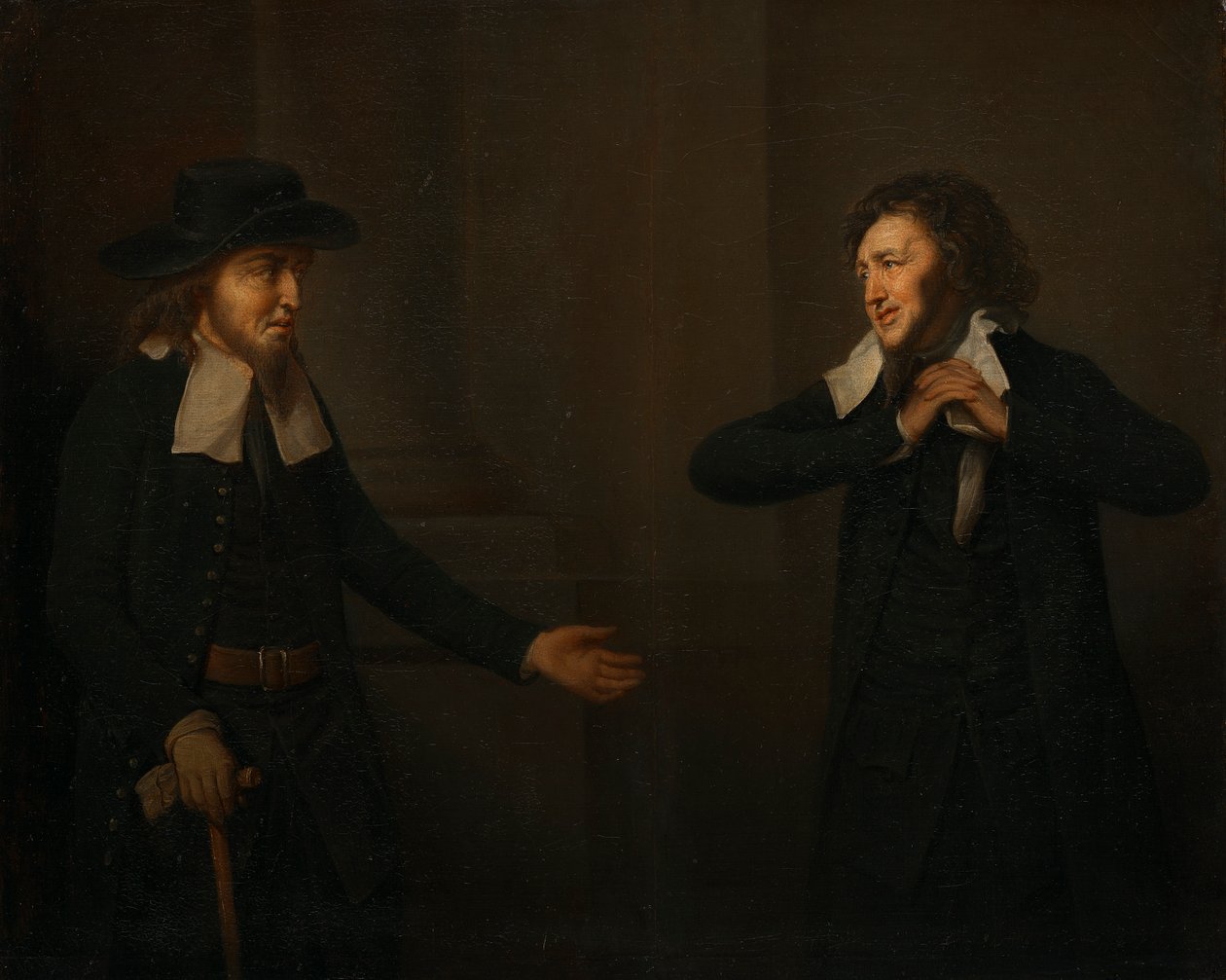 Shylock och Tubal från "The Merchant of Venice" av Herbert Stoppelaer