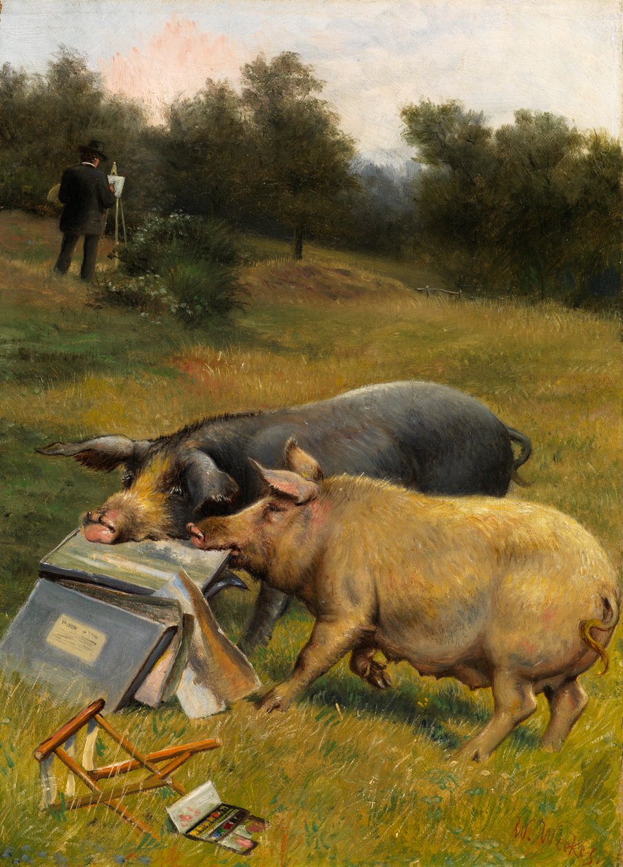 God smak (olja på duk) av Herbert William Weekes