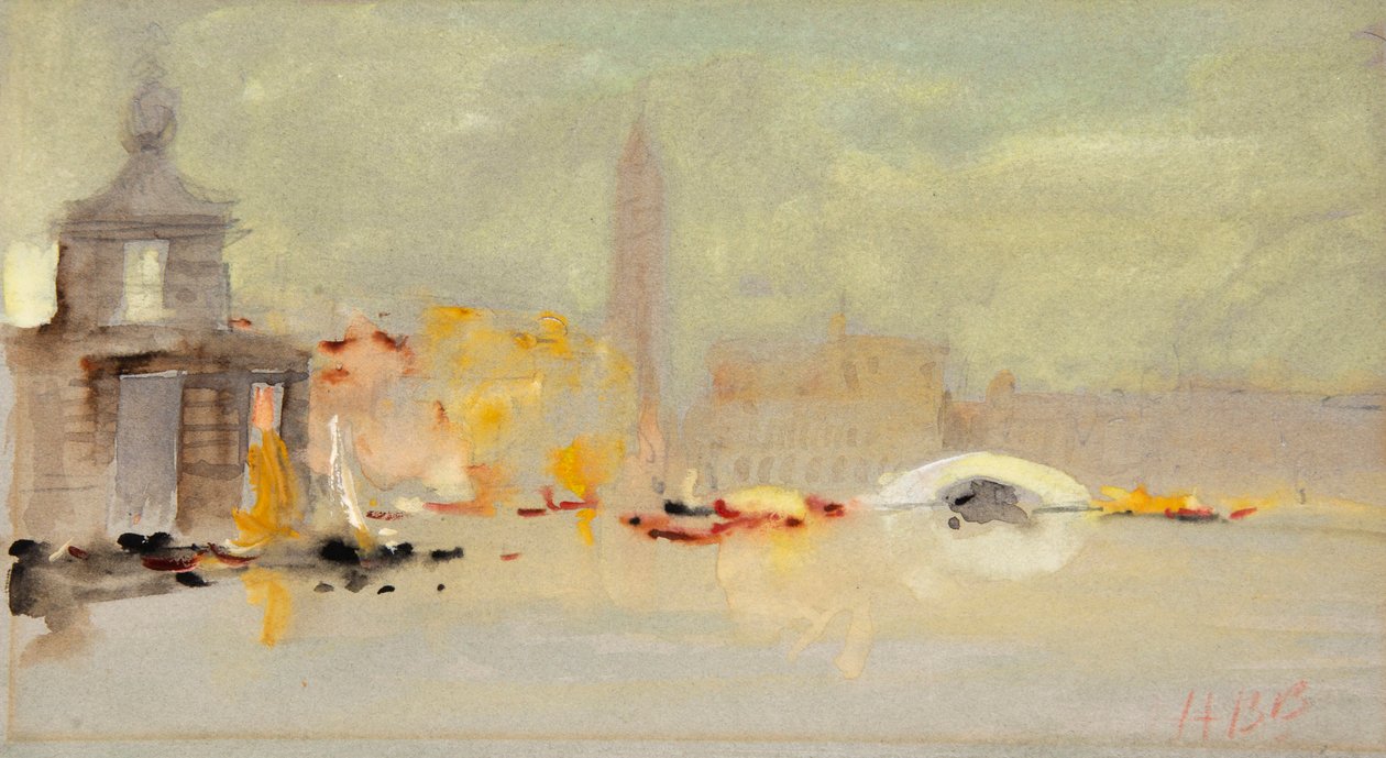 Bacino San Marco, Venedig av Hercules Brabazon Brabazon