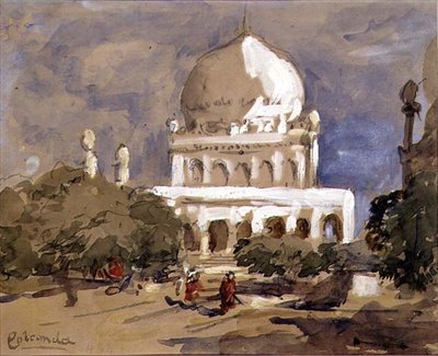 Golconda (akvarell, gouache på papper) av Hercules Brabazon Brabazon