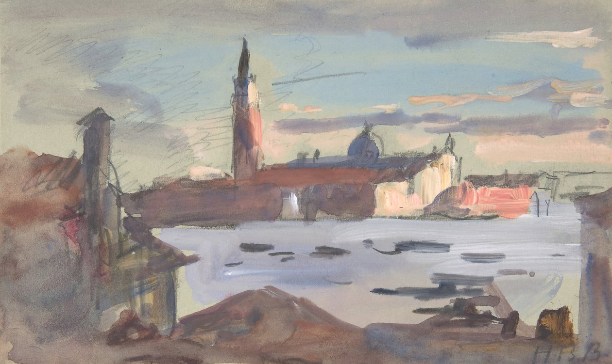 San Giorgio Maggiore, Venedig, 1840-1906. av Hercules Brabazon Brabazon