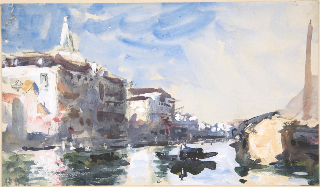 Utsikt över Canal Grande, Venedig av Hercules Brabazon Brabazon
