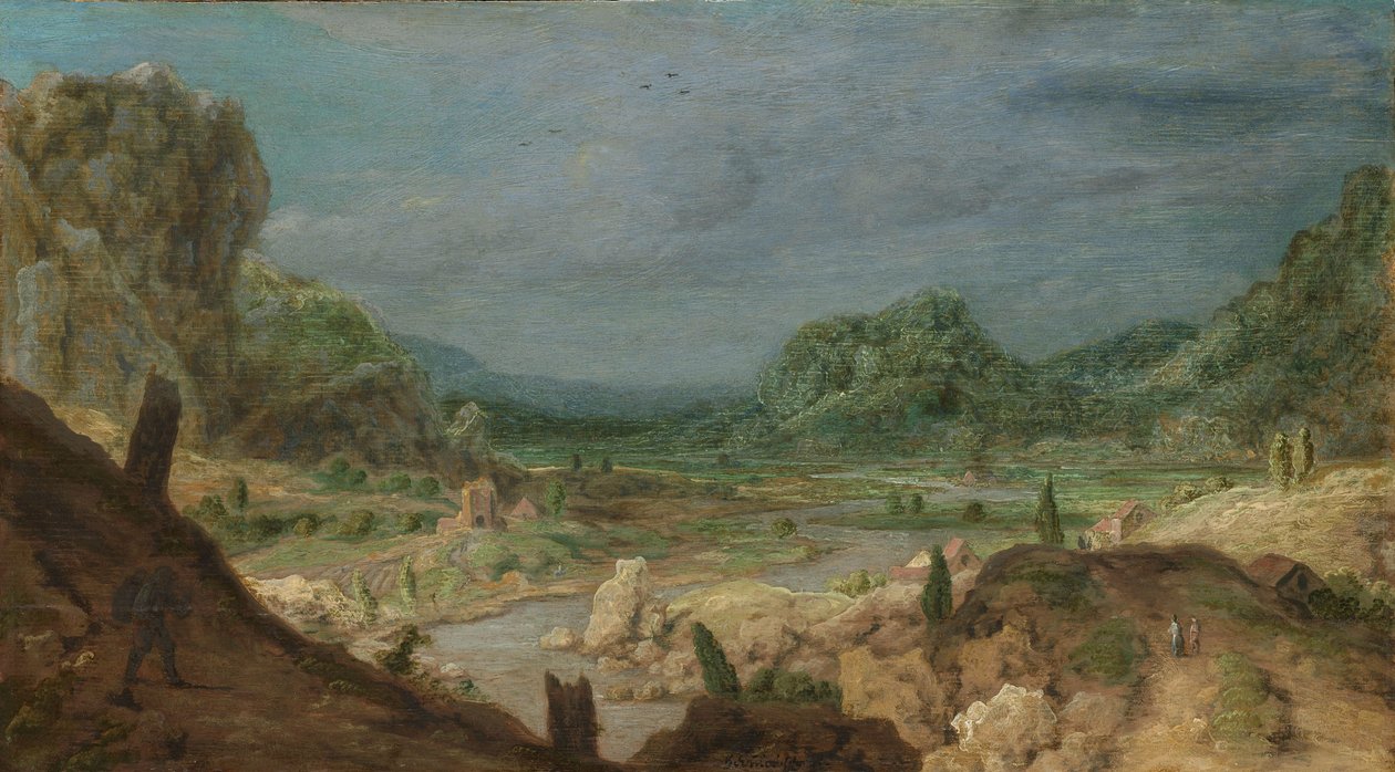 River Valley, ca 1626-30 av Hercules Segers