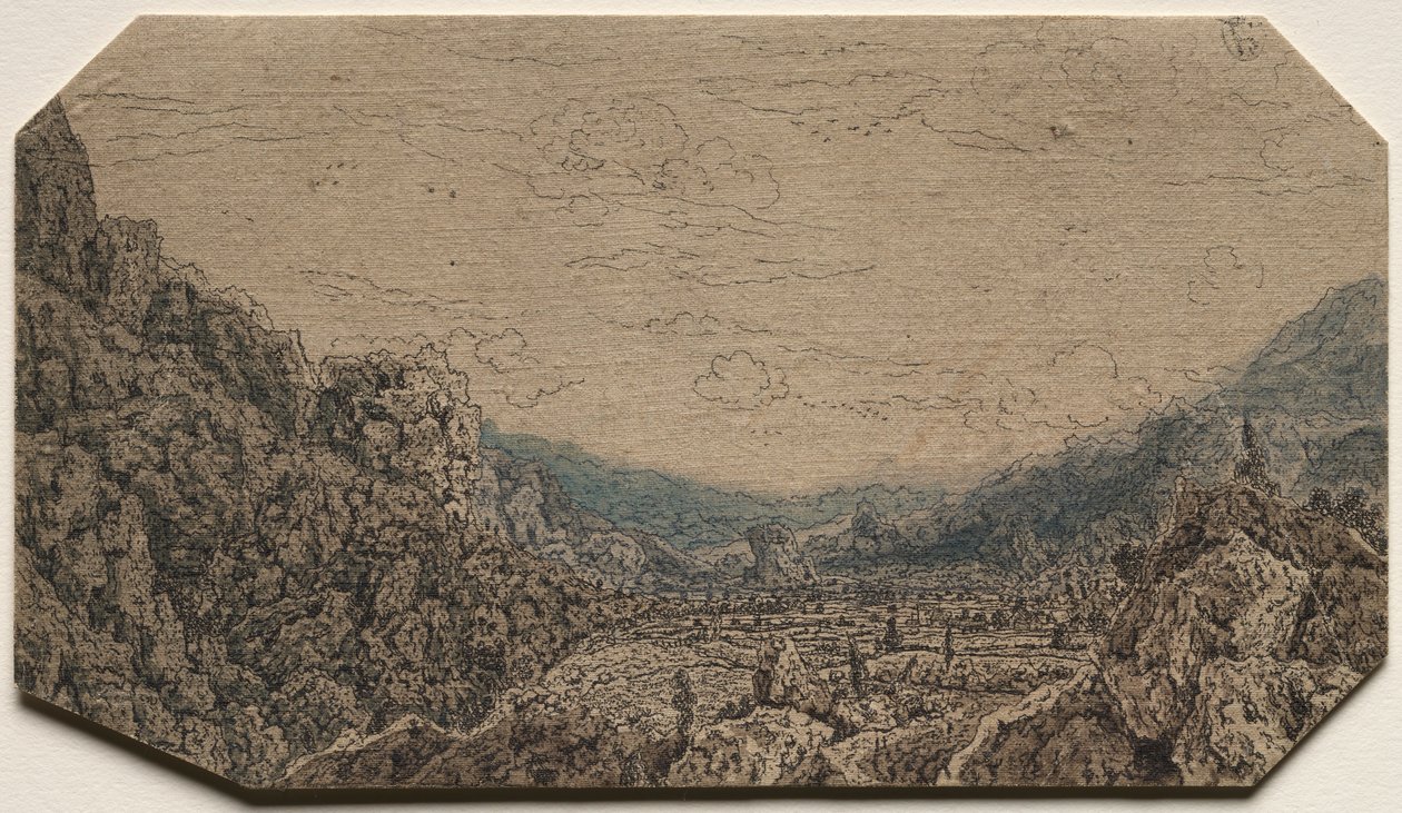 Insluten dal, ca. 1623-30. av Hercules Seghers