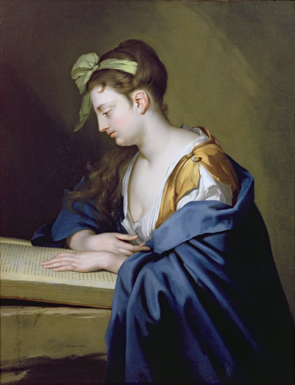Lady Reading av Herman van der Mijn