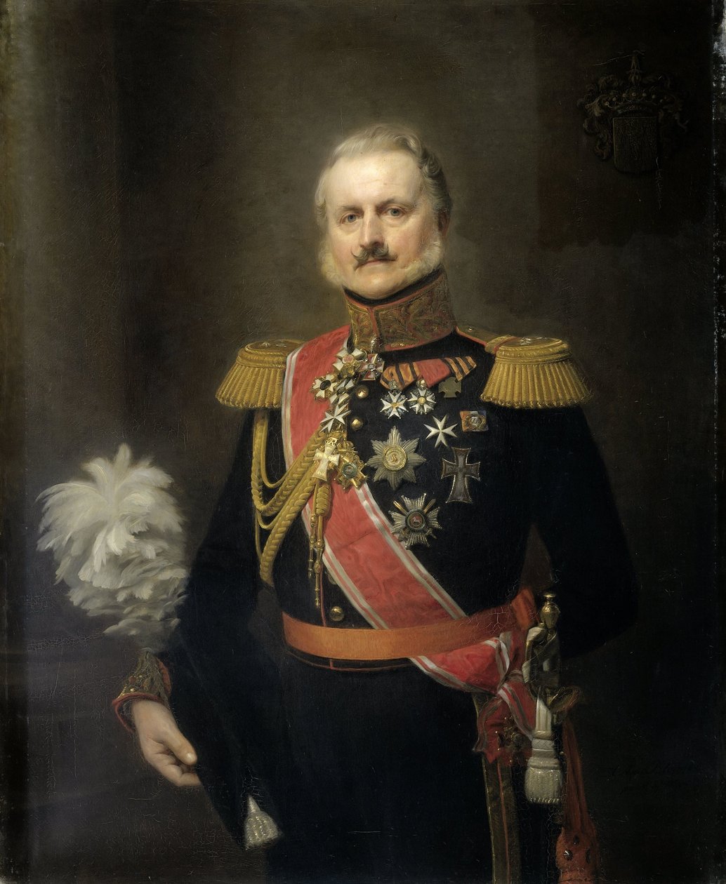 Antonie Frederick Jan Floris Jacob Baron van Omphal (1788-1863), generallöjtnant av Herman Antonie de Bloeme