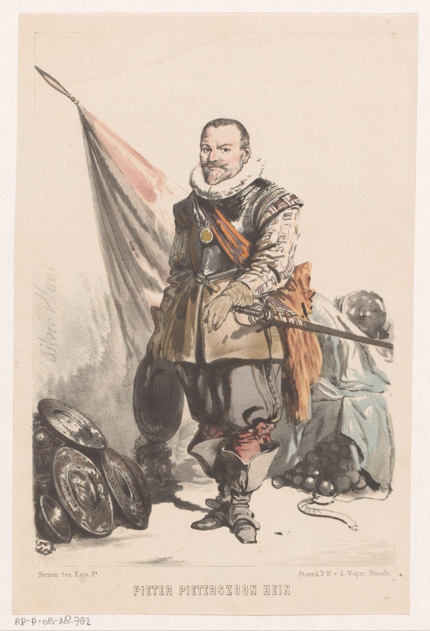 Pieter Pieterszoon Hein (titel på objekt) av Herman Frederik Carel ten Kate
