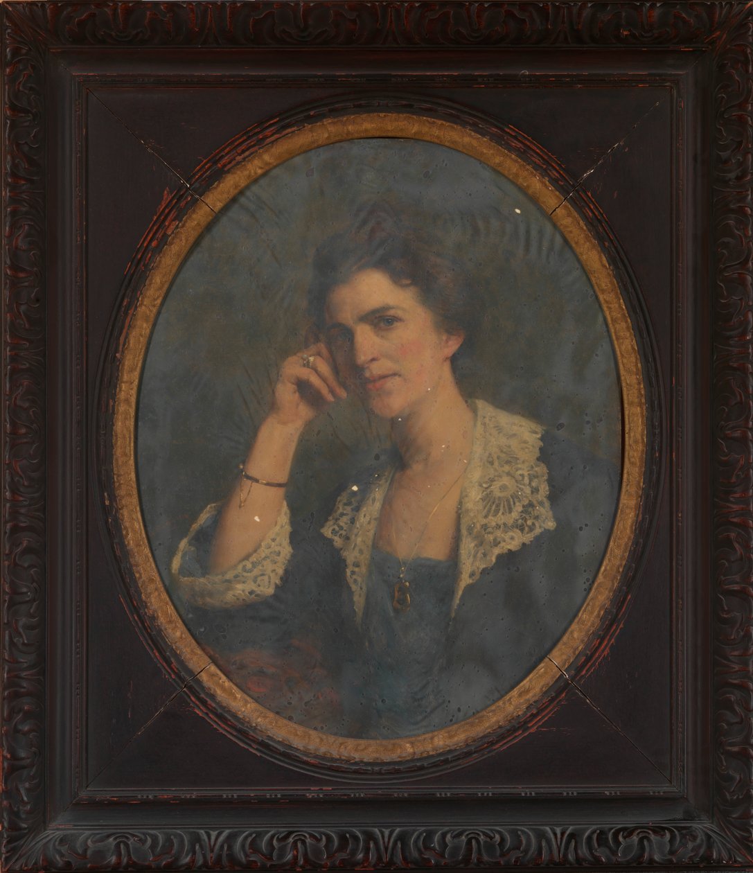 Mrs. Emily Dorothy Ammann, konstnärens brorsdotter, 1922. av Herman Hartwich