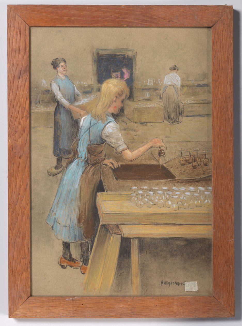 Doppa glasögon i ett asfaltbad av Herman Heijenbrock