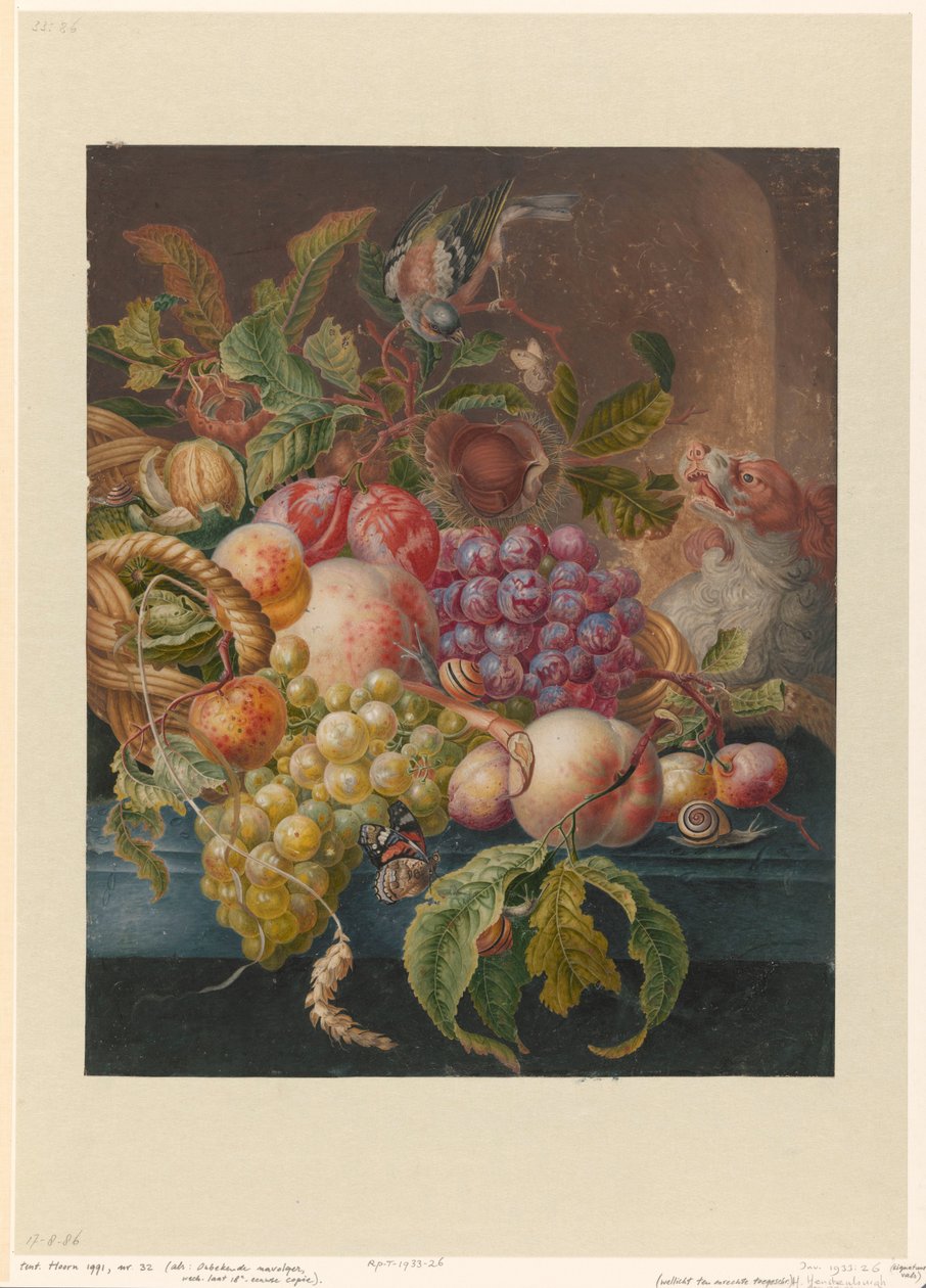 fruktstilleben av Herman Henstenburgh (possibly)