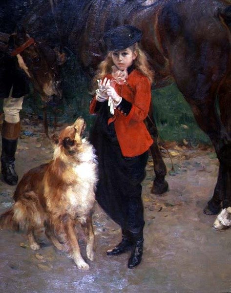Detalj av den unga ryttaren av Herman Richir