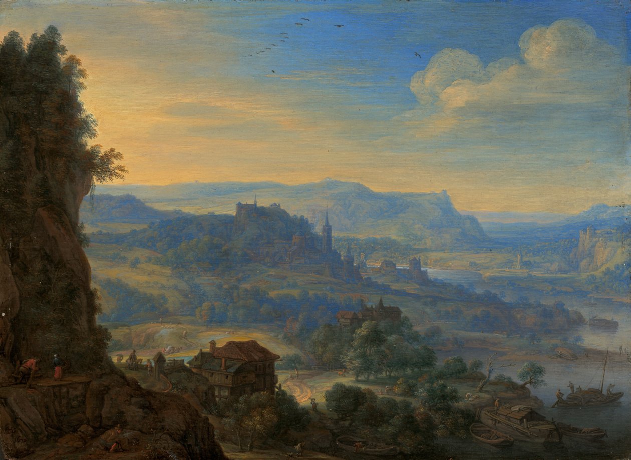 Imaginära flodlandskap av Herman Saftleven