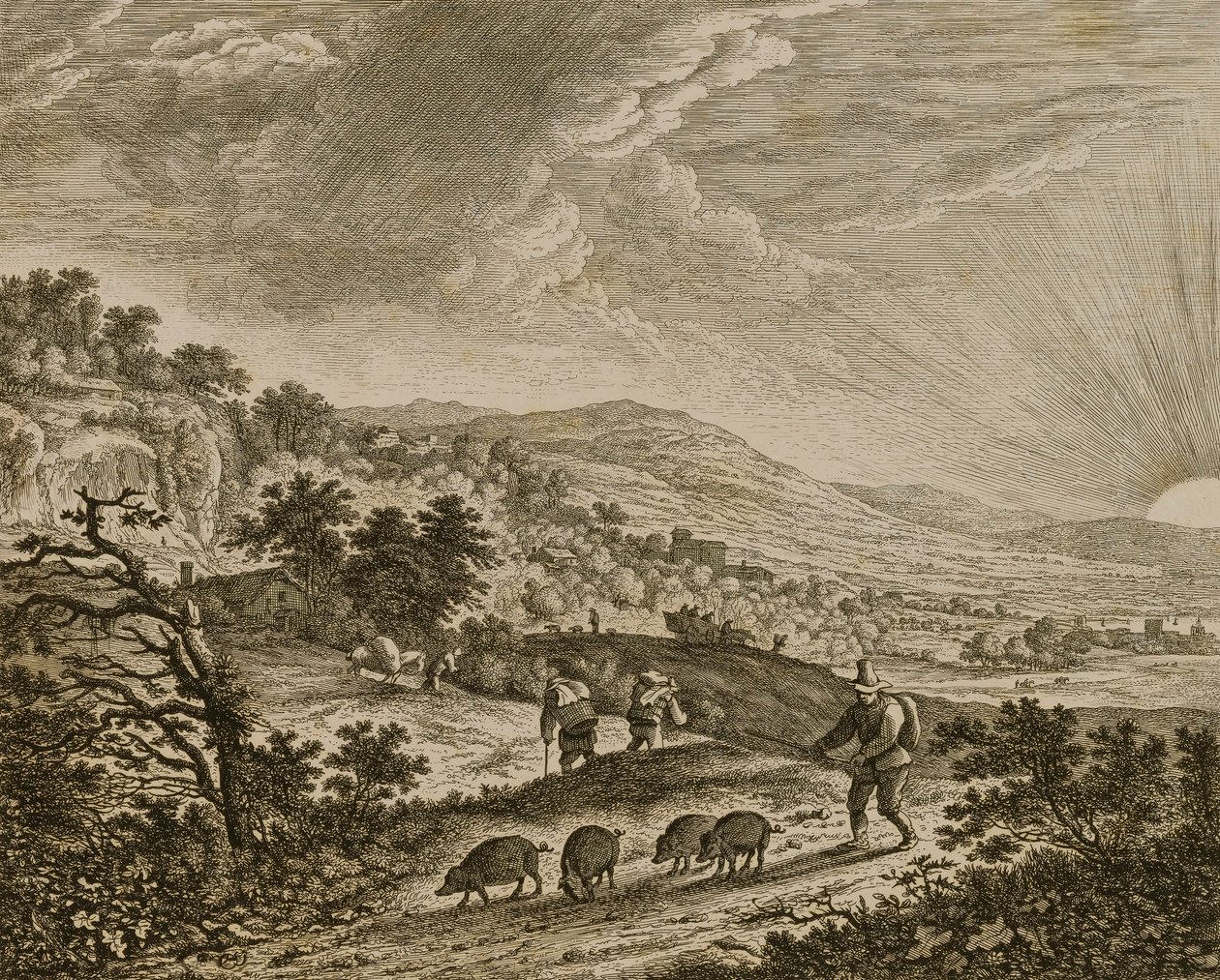 Le Porcher av Herman Saftleven