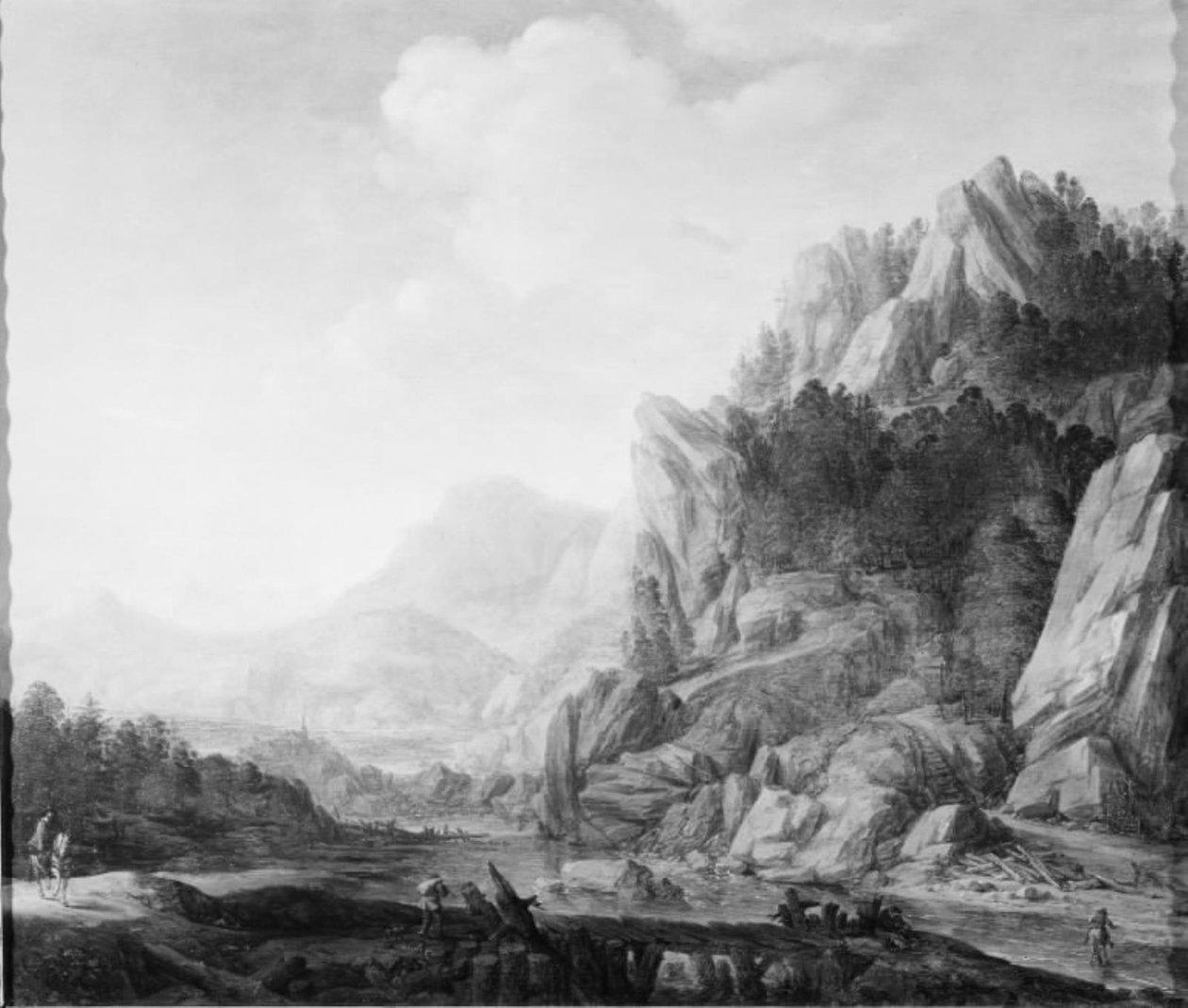 Flodlandskap av Herman Saftleven