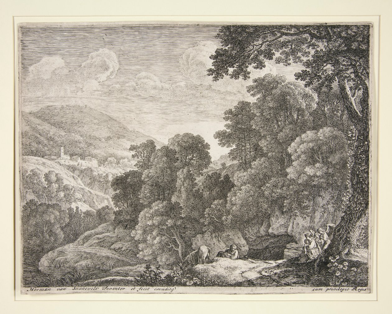 The Cave, från uppsättningen The Flight into Egypt av Herman van Swanevelt