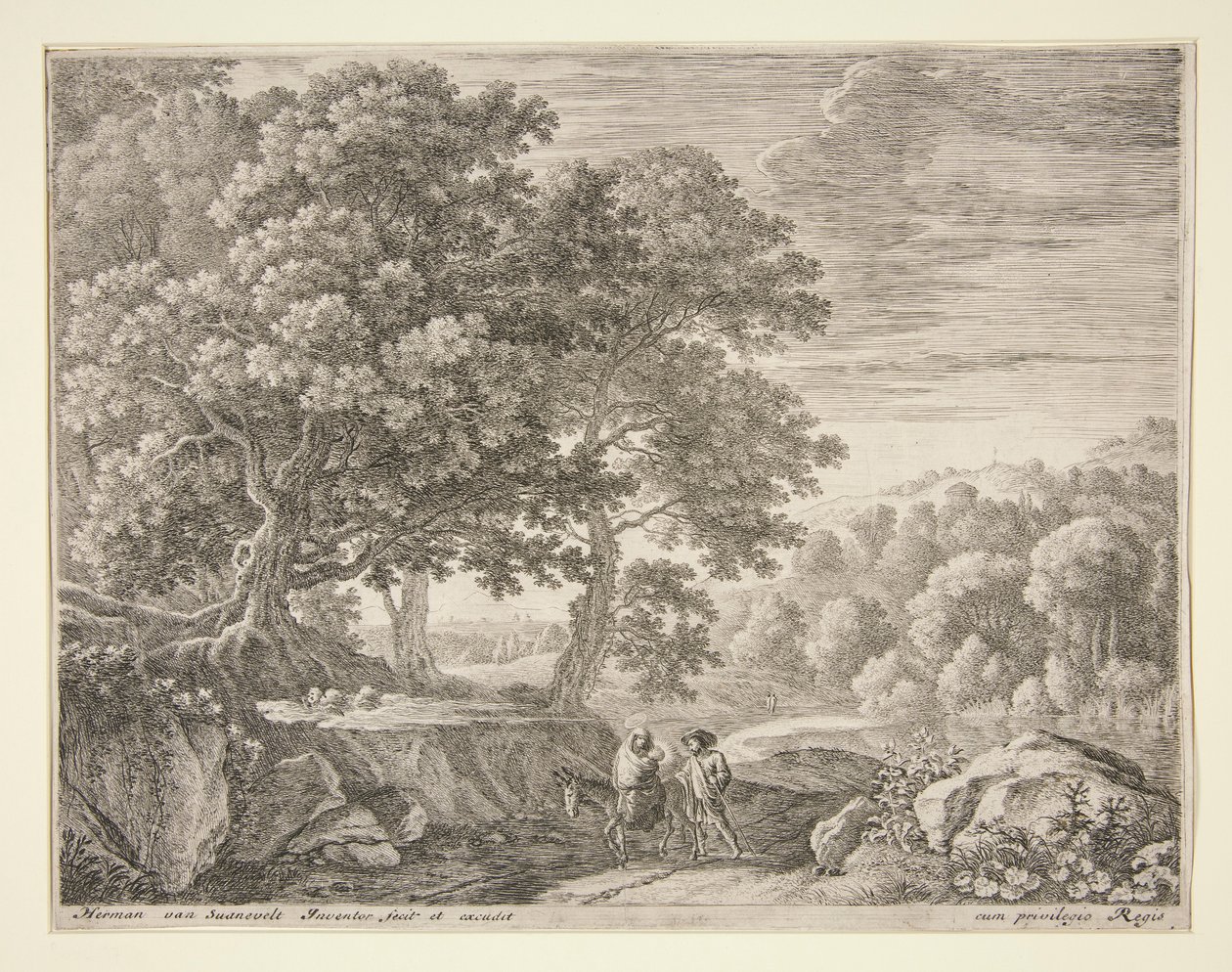 The Little Angels on the Hill, från uppsättningen The Flight into Egypt av Herman van Swanevelt