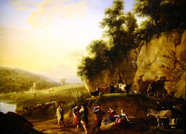 Herdarna (olja) av Herman van Swanevelt
