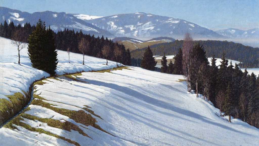  Schwarzwald Im Hintergrund Schauinslandn av Hermann Dischler