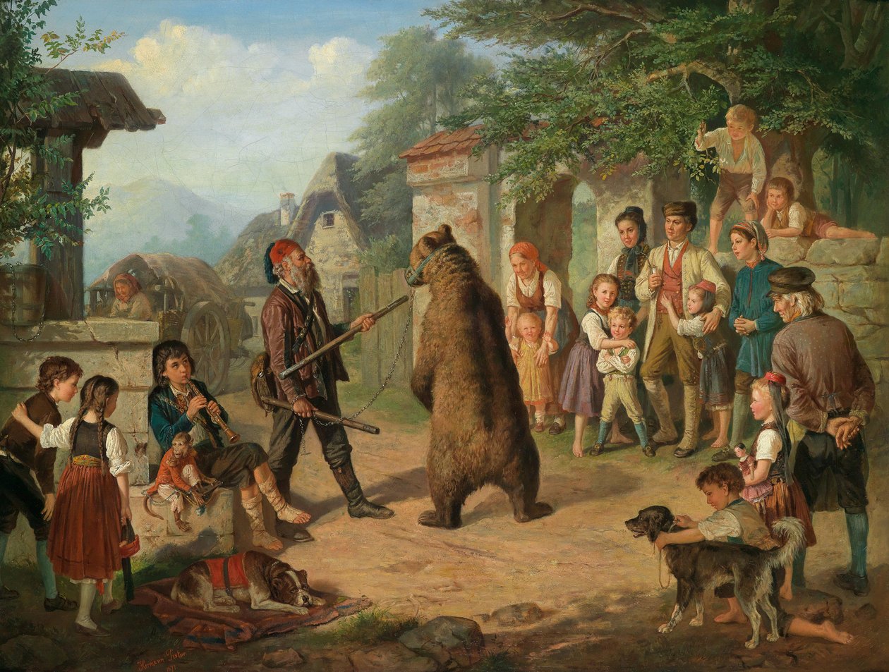 Resa cirkus i en by av Hermann Pistor