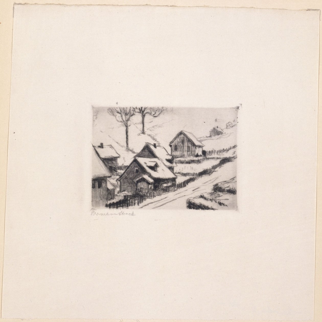 Vinter i bergen av Hermann Struck