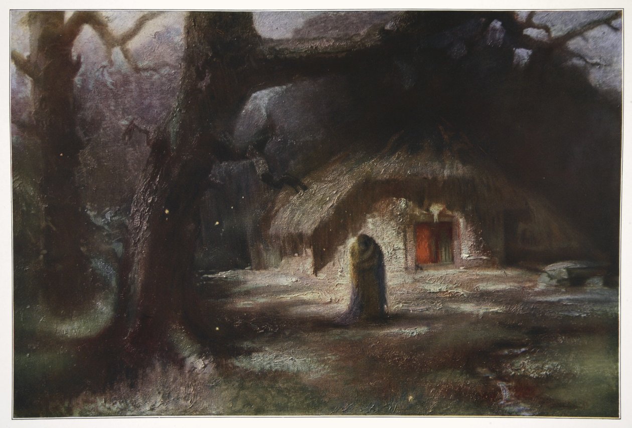 De två återförenades i en kärleksfull omfamning, 1906. av Hermann Hendrich