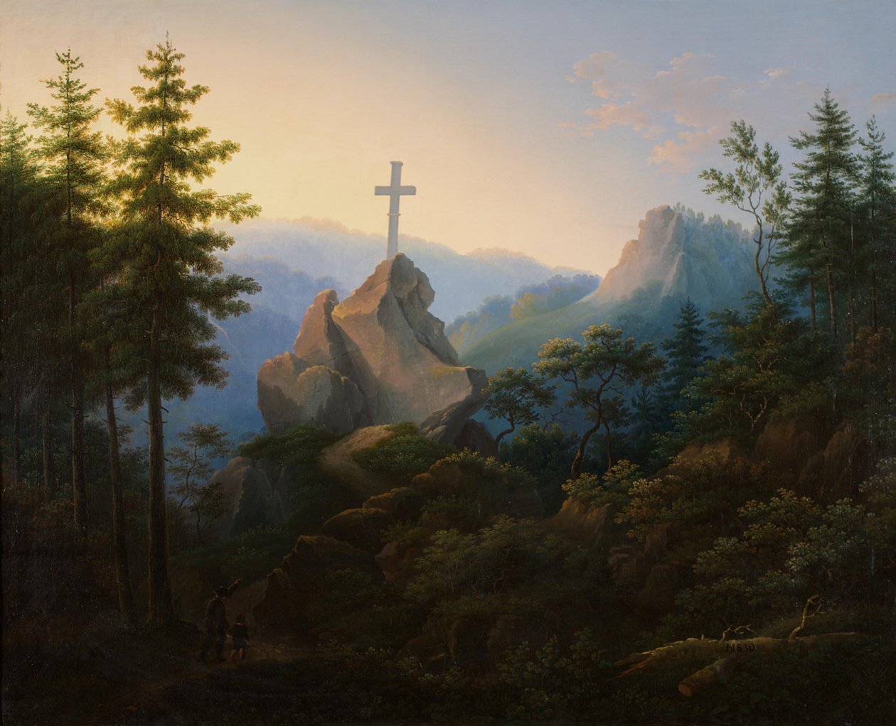 Ilsenstein vid foten av Brocken i Harzbergen av Hermann Josef Neefe