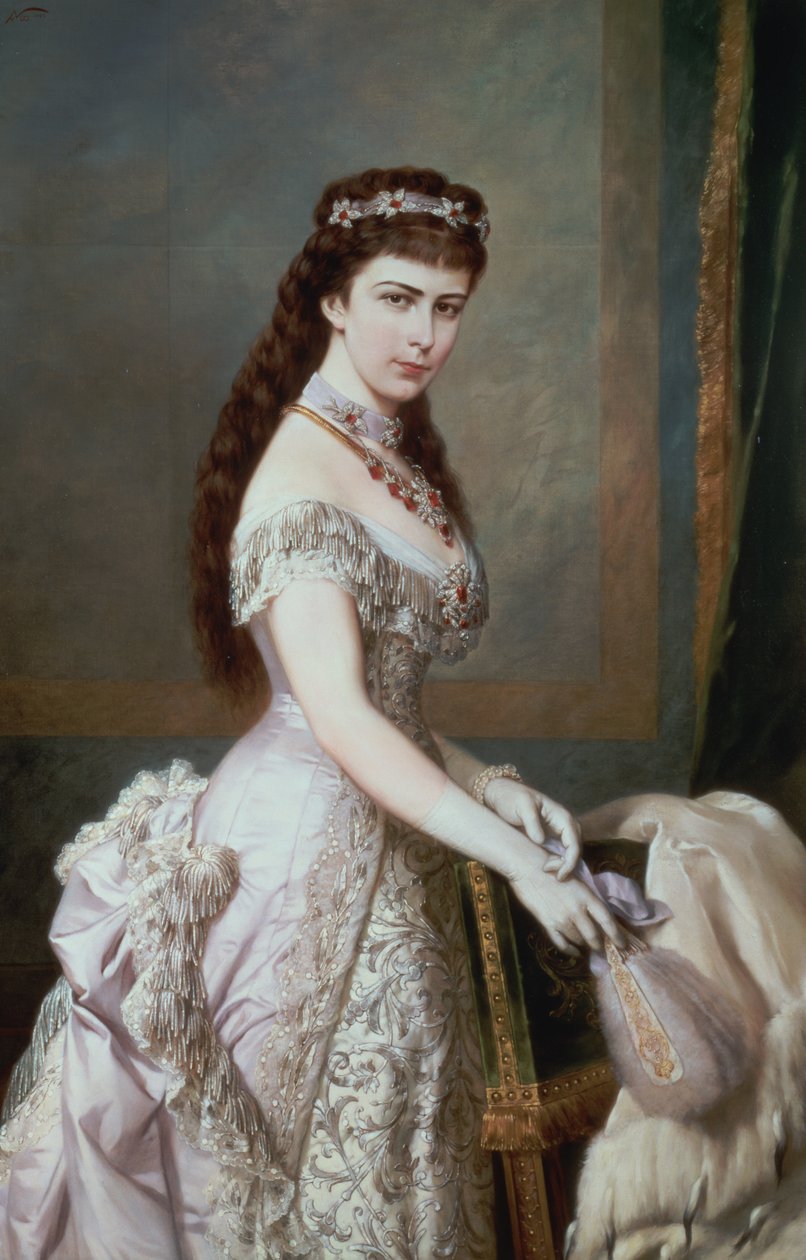 Elisabeth av Bayern (1837-98), fru till Franz Josef I av Österrike (1830-1916) av Hermann Nigg