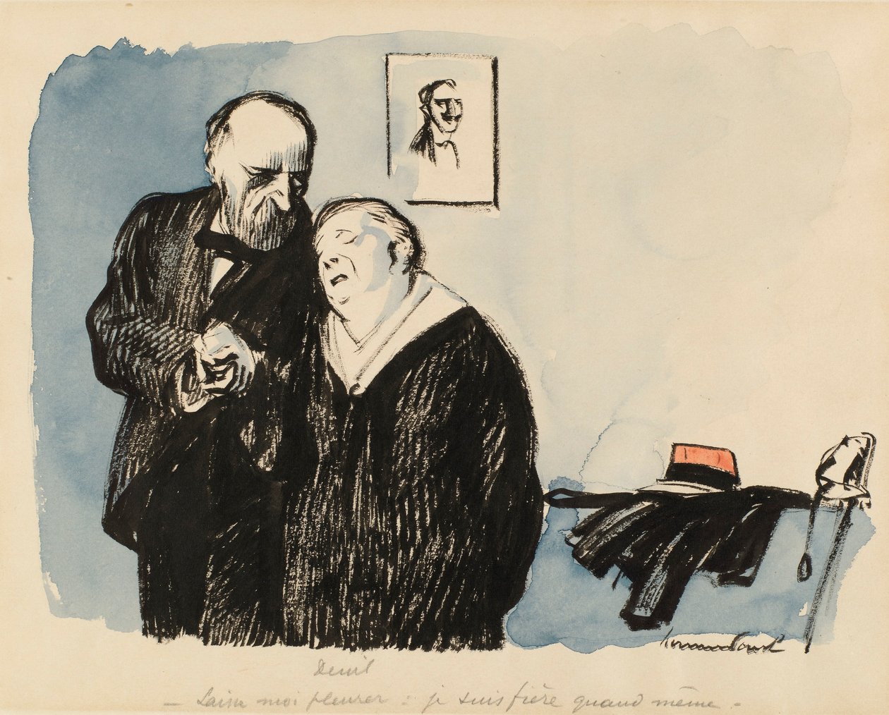 Sörjande av Hermann Paul