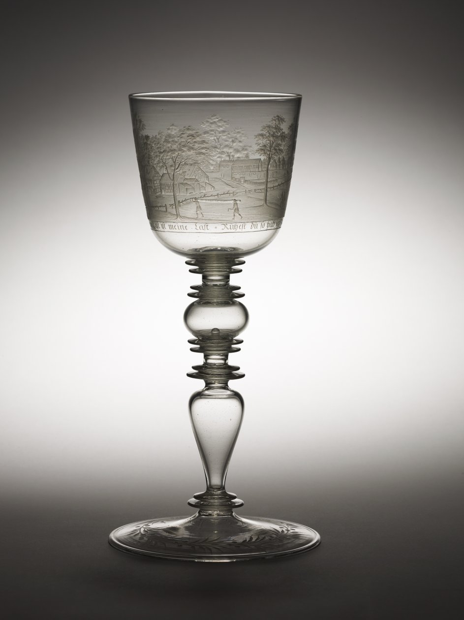 Bägare, ca 1680 (glas) av Hermann Schwinger