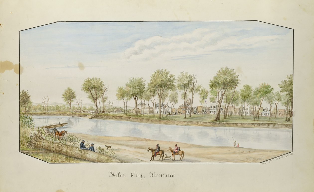 Miles City, Montana av Hermann Stieffel