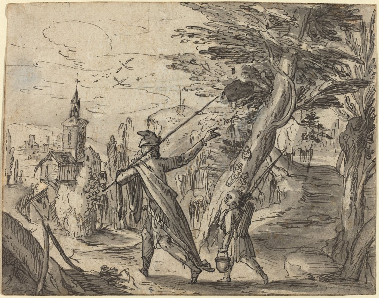 Abraham och Isak av Hermann Weyer
