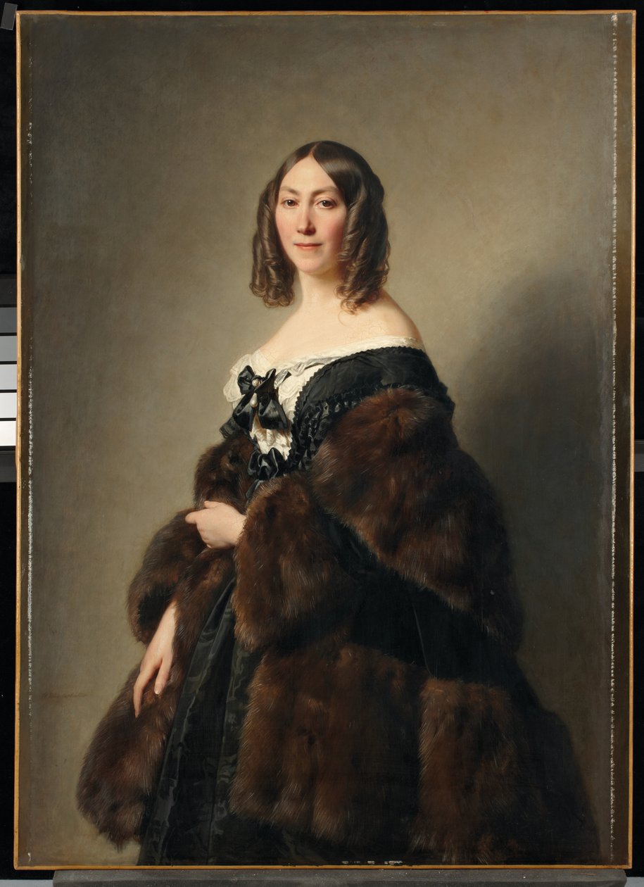 Porträtt av Cécile Charlotte Furtado-Heine (olja på duk) av Hermann Winterhalter