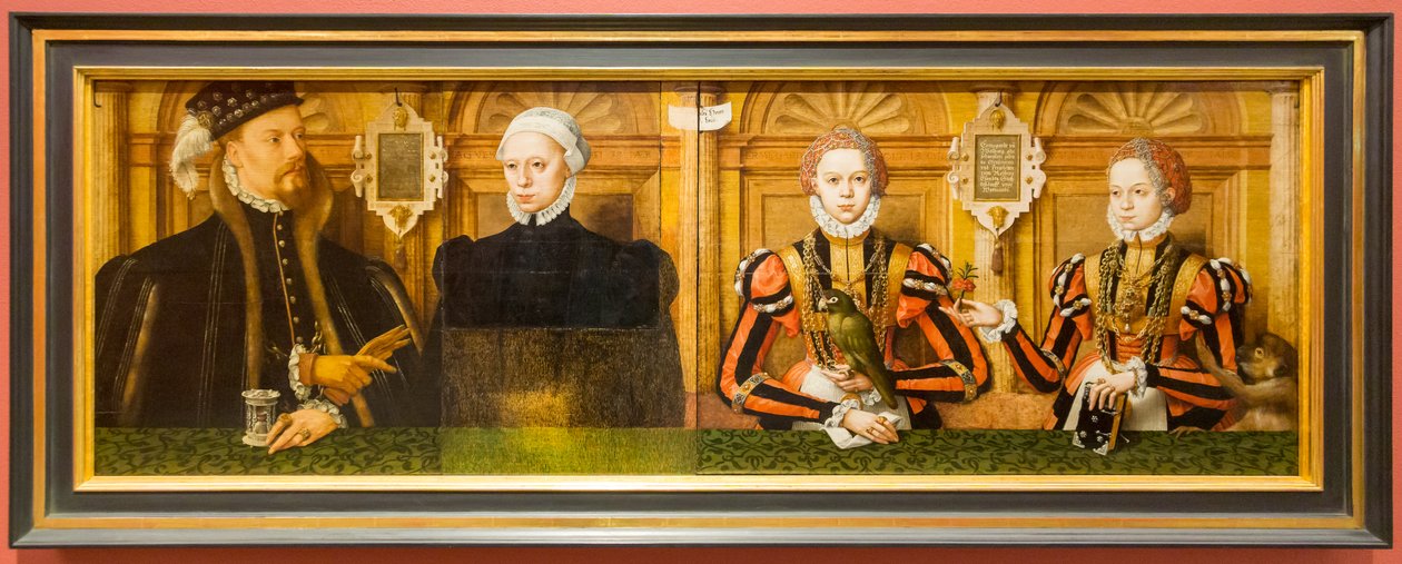 Familjeporträtt av Johannes II av Rietberg av Hermann Tom Ring