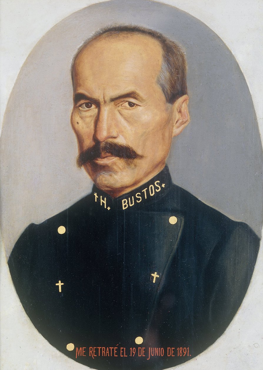 Självporträtt av Hermenegildo Bustos