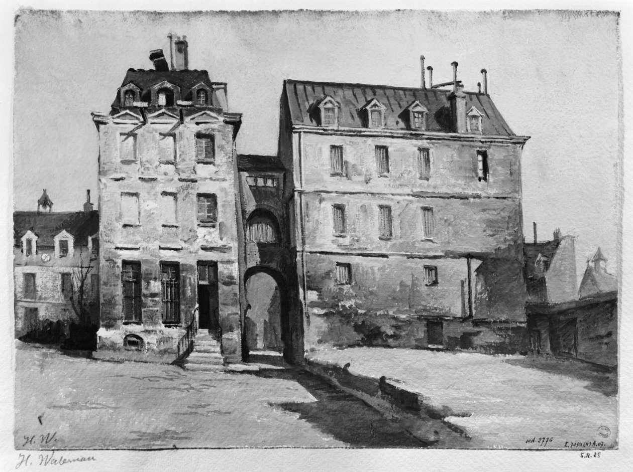 Mtazamo wa Maternite Port-Royal, chumba cha kuingilia, 1905 swed av Herminie Waterneau