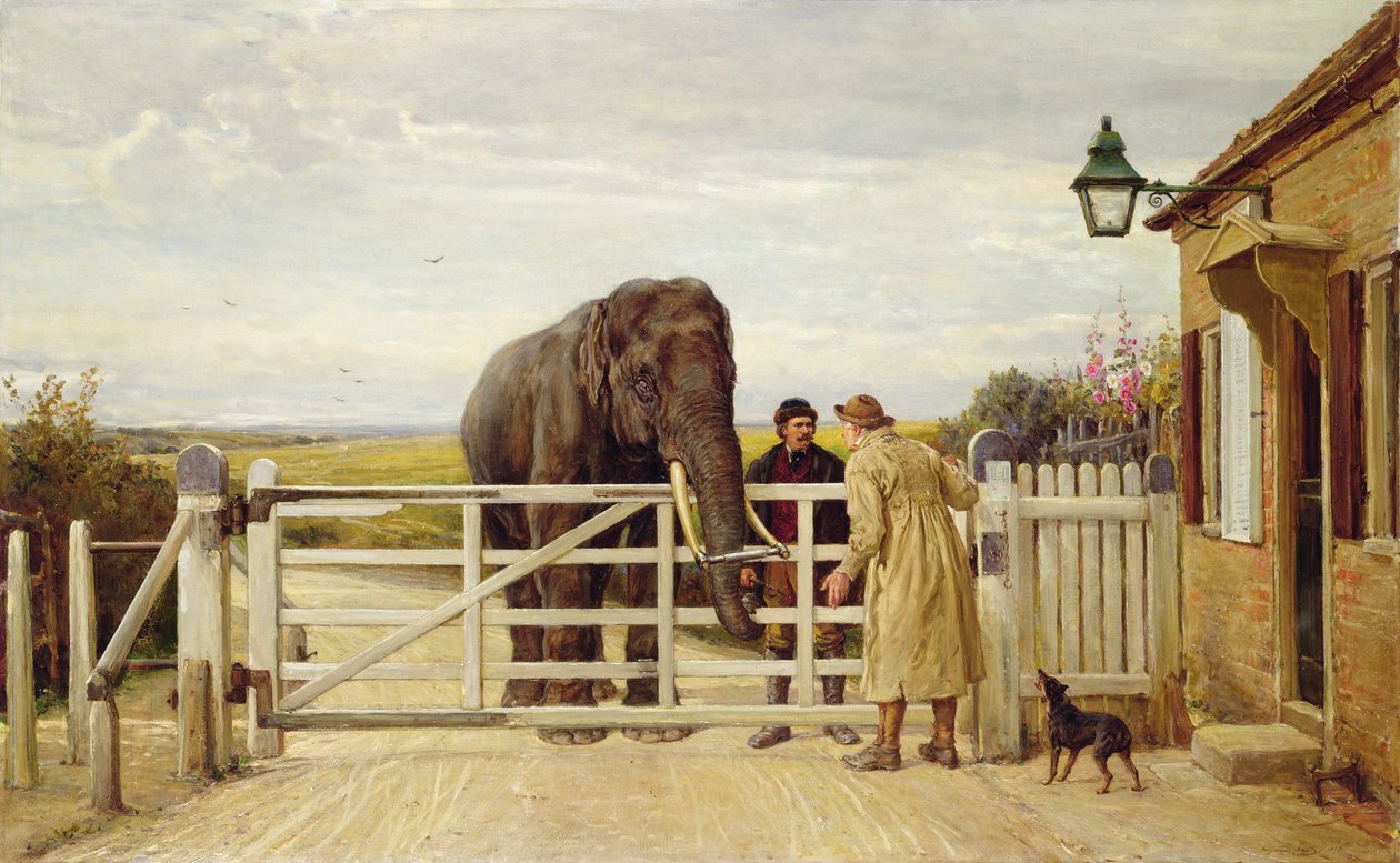 Den omtvistade vägtullen av Heywood Hardy