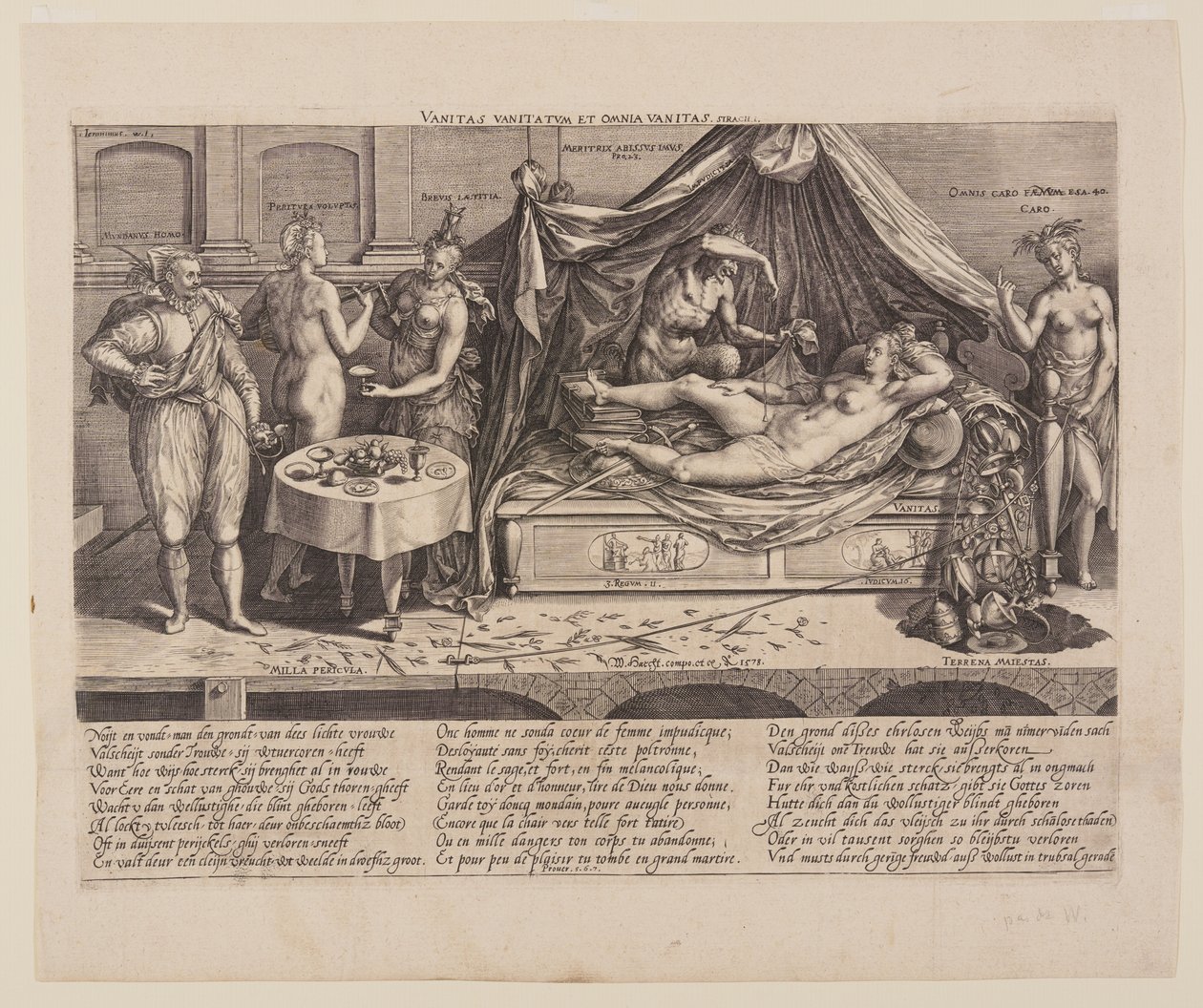 Vanitas av Hieronymous Wierix