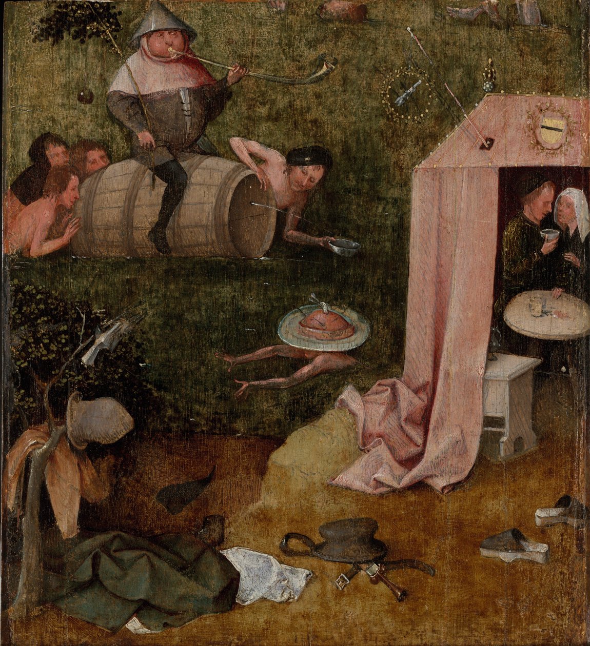 Allegori om frosseri och lust av Hieronymus Bosch
