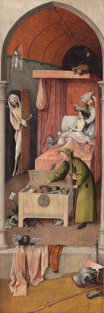 Döden och eländet av Hieronymus Bosch