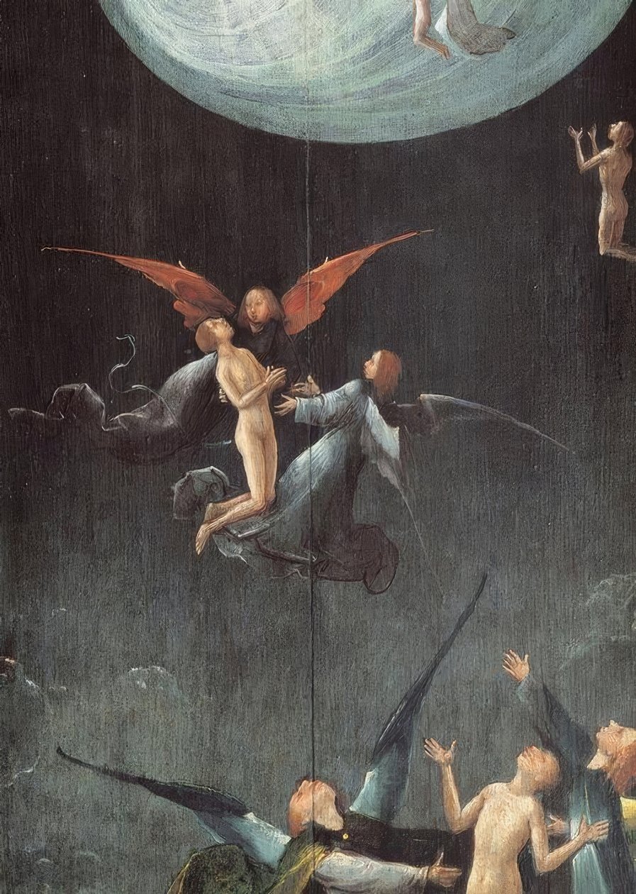 Uppstigningen till det himmelska paradiset av Hieronymus Bosch