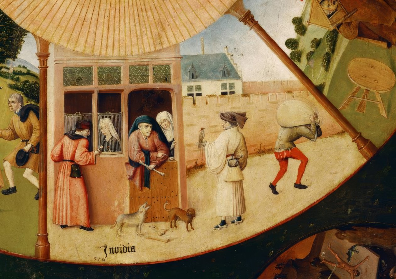 De sju stora synderna och de fyra sista sakerna av Hieronymus Bosch