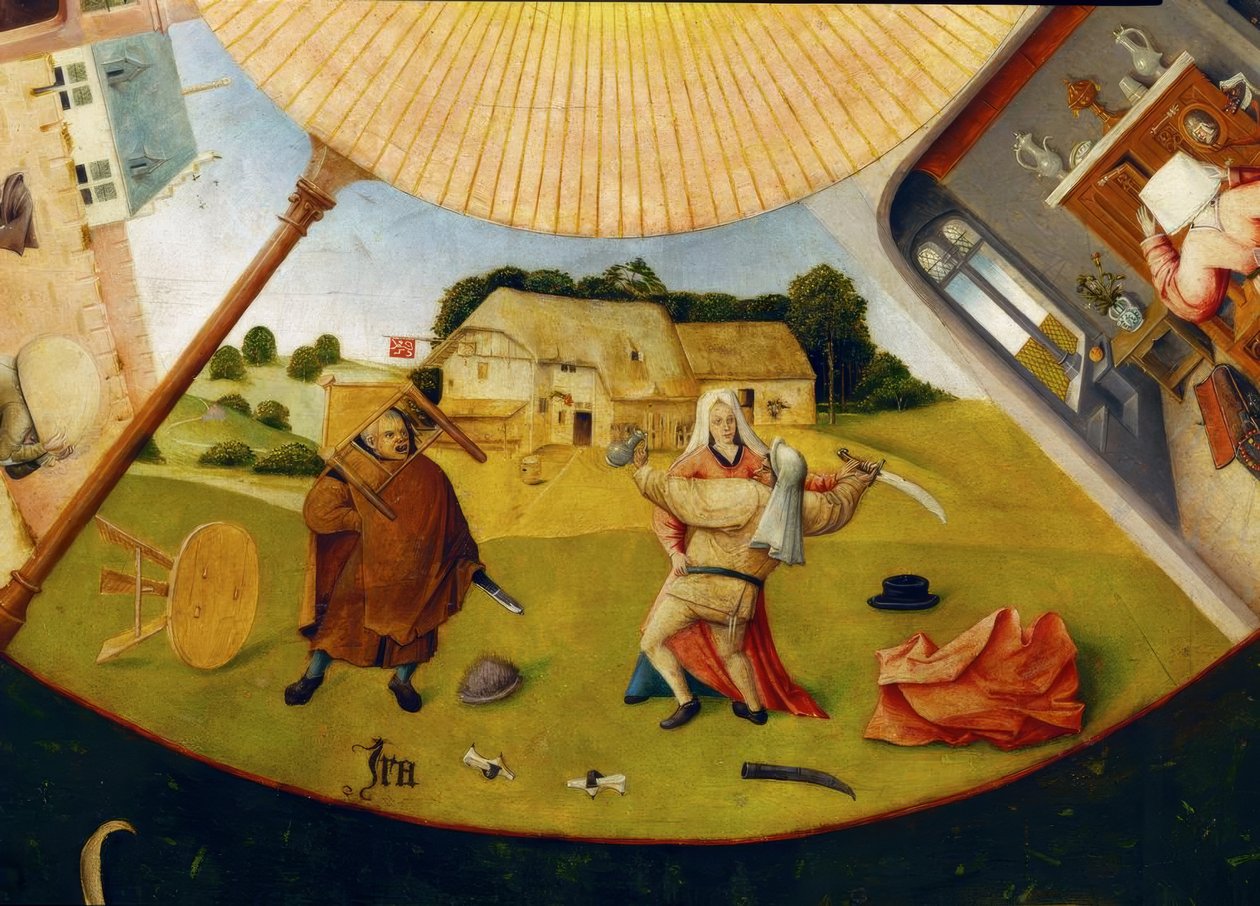 De sju stora synderna och de fyra sista sakerna av Hieronymus Bosch