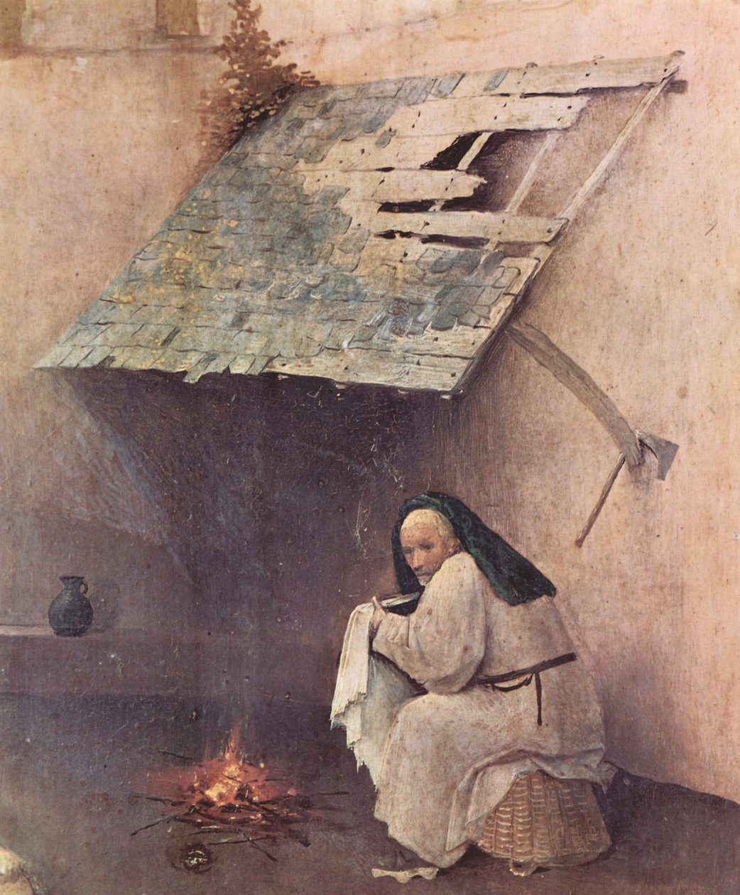 Sankt Peter och Donor av Hieronymus Bosch